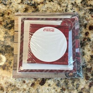 Drink Coca-Cola Coke 3 pack Christmas Note Pad Set New in wrap Santa Vintage